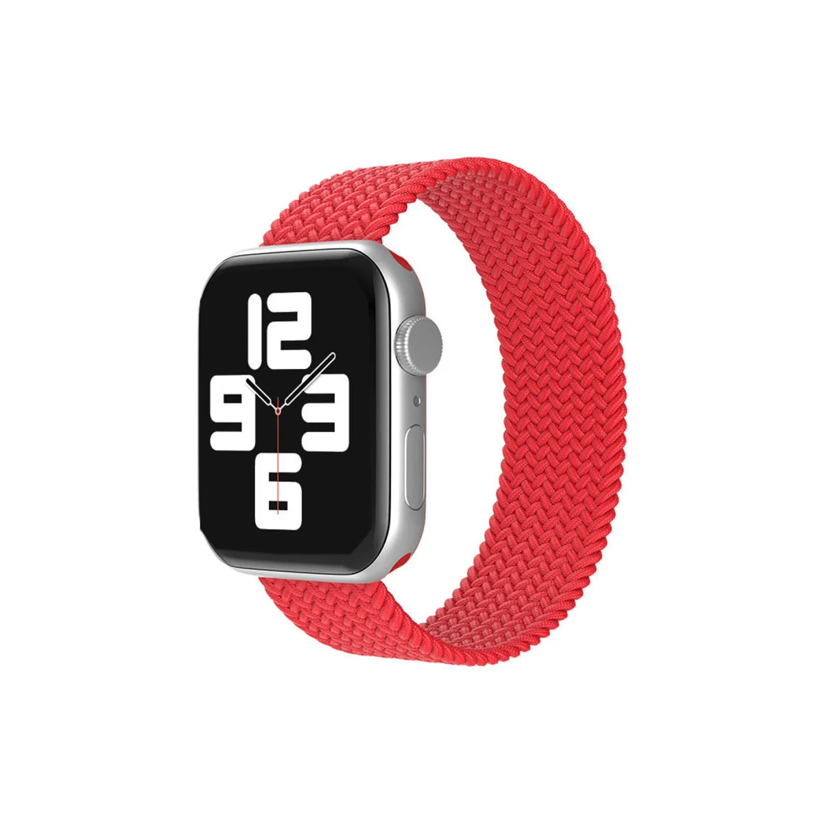 38mm Ayarlı Solo Silikon Kordon - Kırmızı Sporif ve Rahat Görünüm