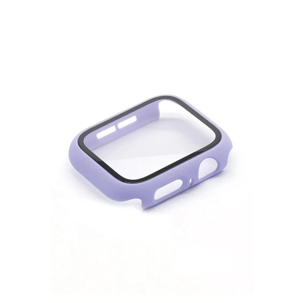 38mm Camlı Kasa Ekran Koruyucu - Lila (Şık ve Dayanıklı)