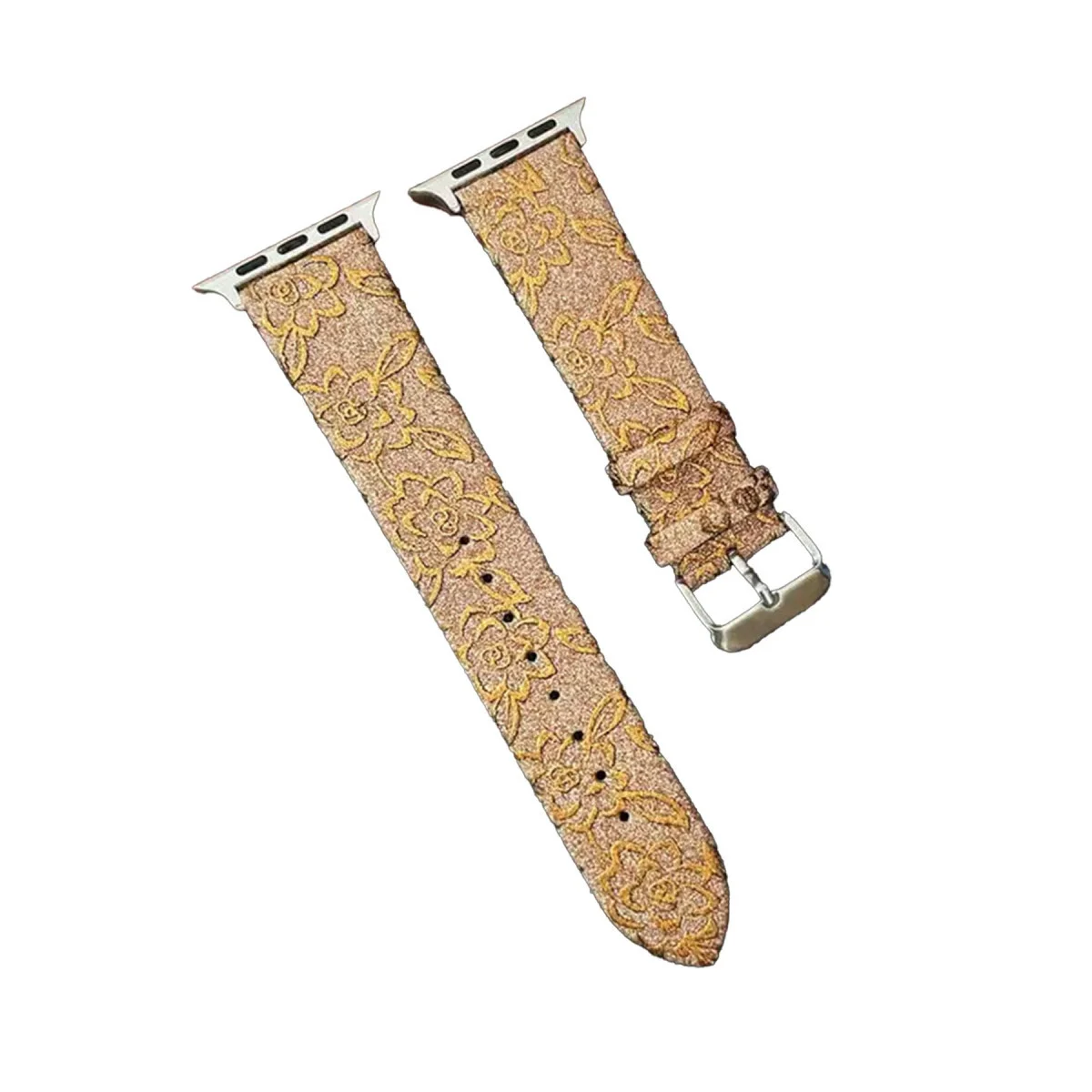 38mm Creeper Desenli Kordon - Gold Takı Parçası