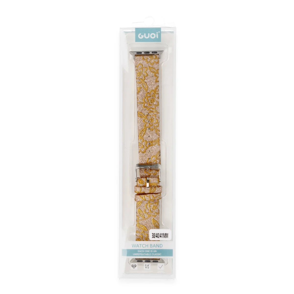 38mm Creeper Desenli Kordon - Gold Takı Parçası