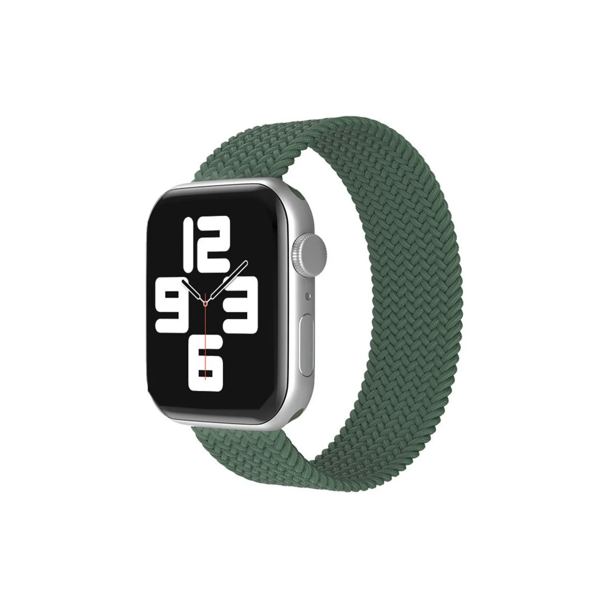 38mm Haki Yeşil Ayarlı Solo Silikon Kordon - Spor ve Şık Görünüm