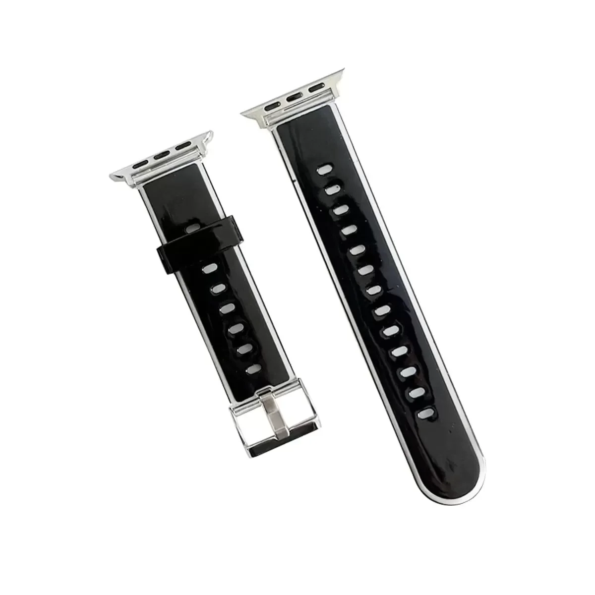 38mm Jelly Silikon Saat Kordonu - Siyah, Esnek ve Dayanıklı Akıllı Saat Kayışı