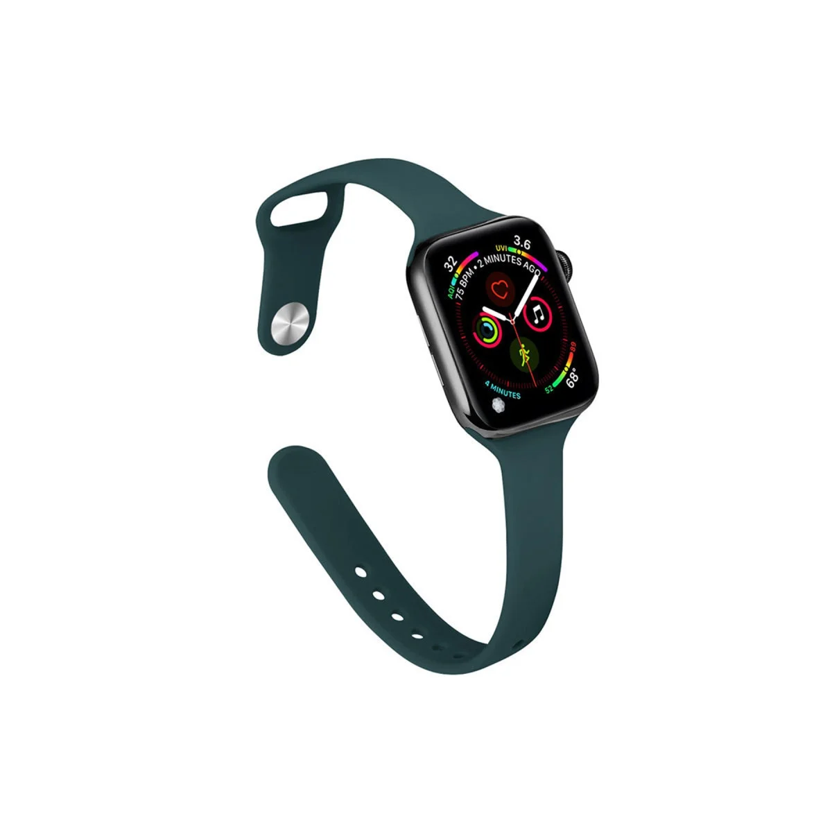 38mm Klasik Kordon Haki Yeşil - Dayanıklı ve Rahat Saat Aksesuarı