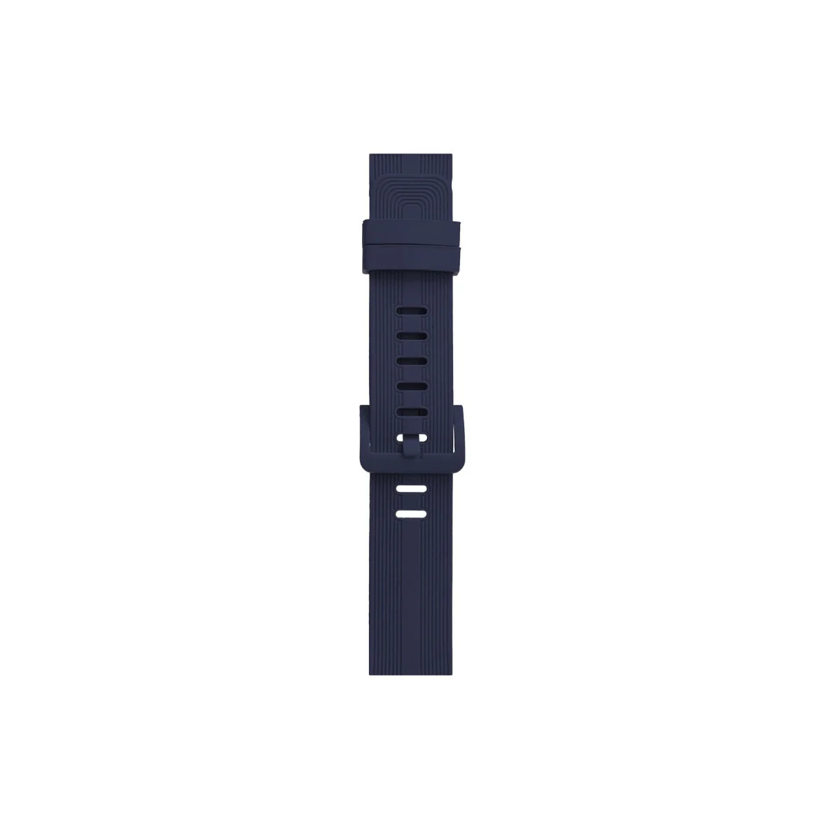 38mm KR408 Çizgili Silikon Kordon - Lacivert