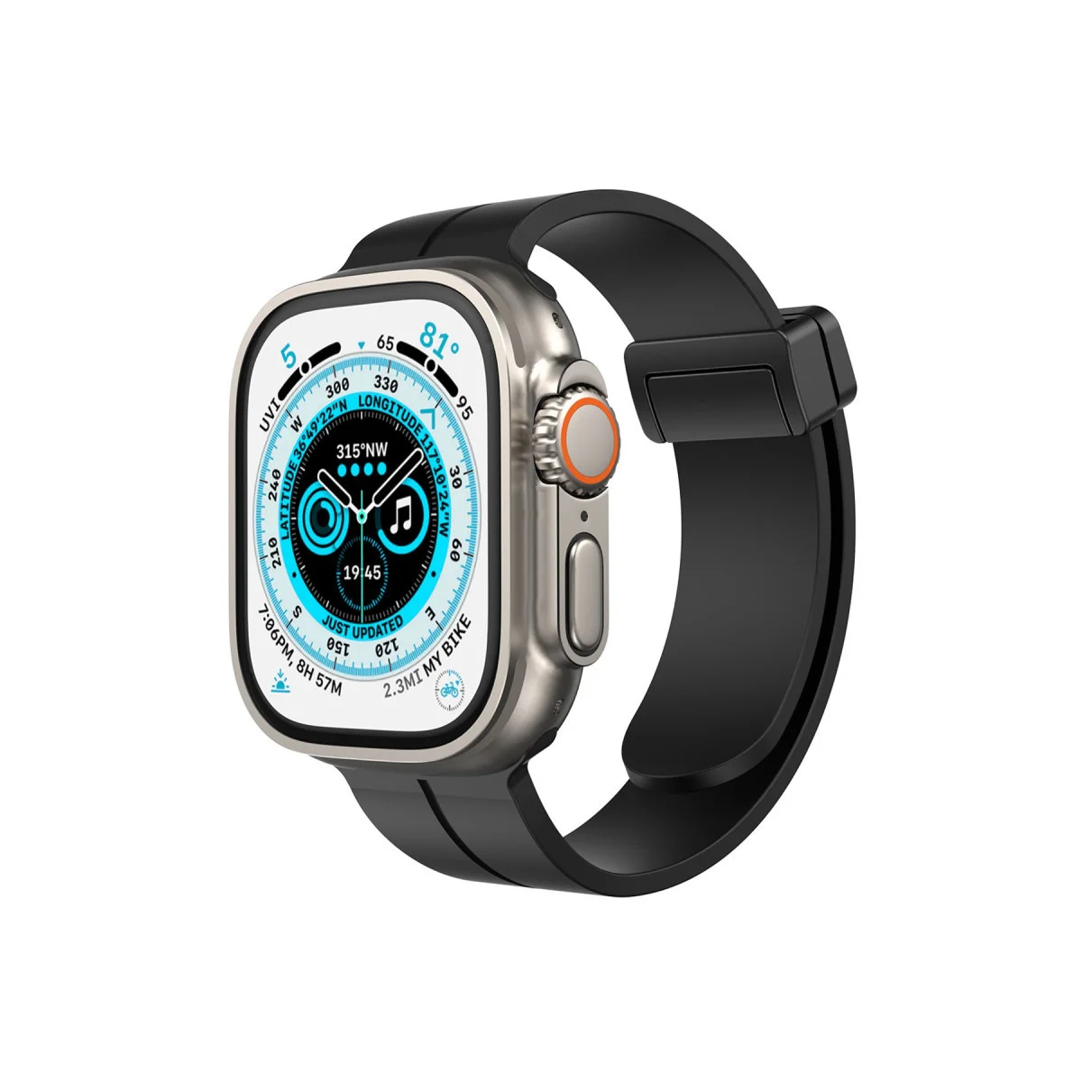 38mm KR412 Elegance Stylısh Kordon - Siyah Saat
