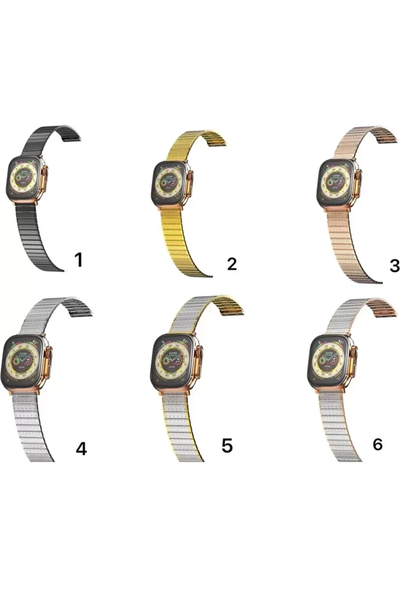 38mm Metal Kordon Saat - Gümüş-Gold Renk