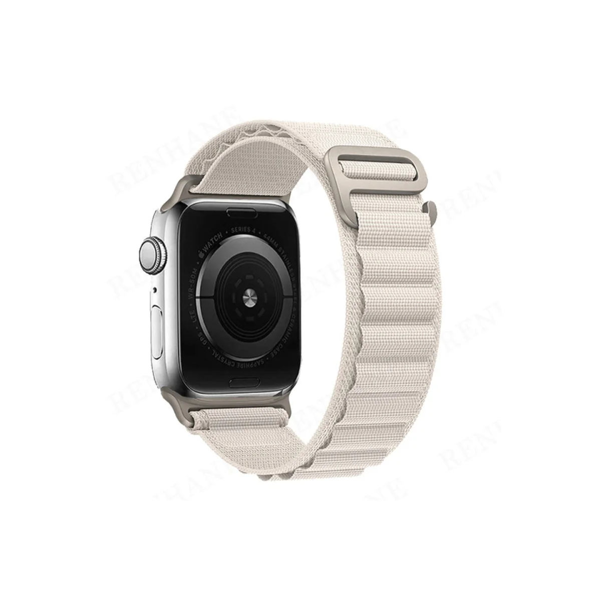 38mm Mountain Kordon Beyaz Saat - Spor Moda ve Konforun Buluşması