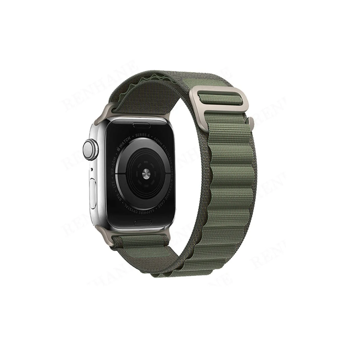 38mm Mountain Kordon Saat - Yeşil, Cilt Dostu ve Rahat Tasarım