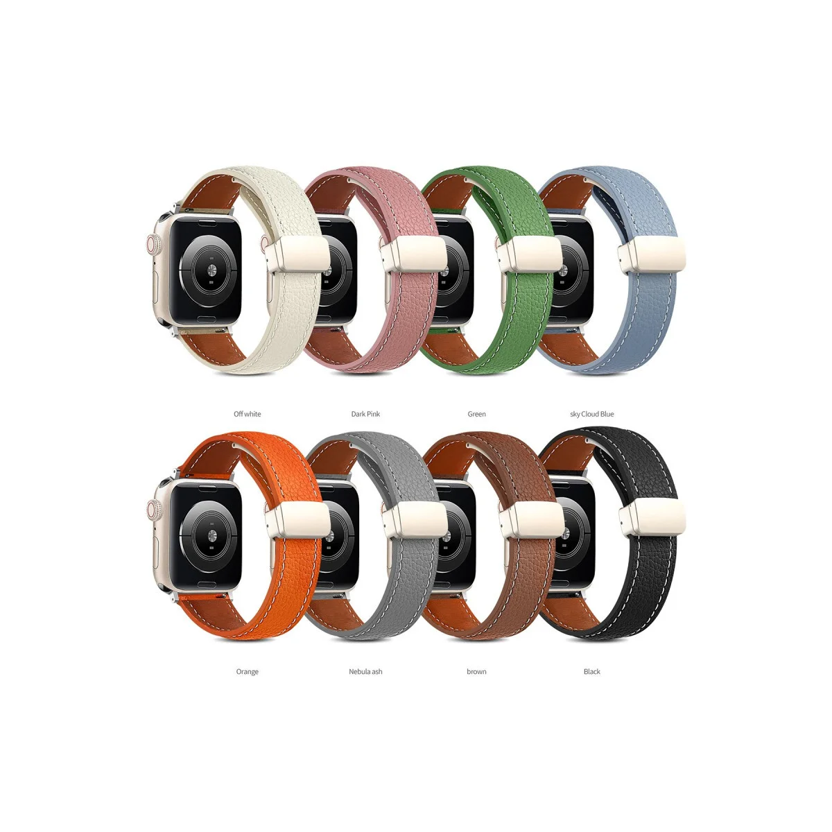 38mm Pembe Daks Deri Kordonlu Klasik Saat
