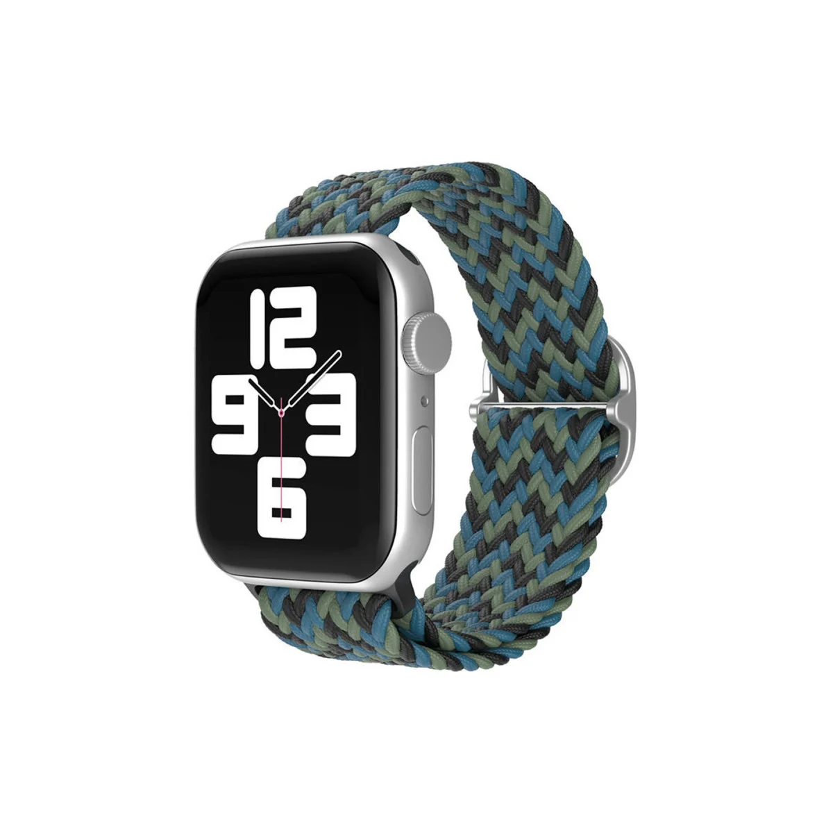 38mm Zigzag Mavi-Yeşil Star Kordonlu Saat - Şık ve Dayanıklı