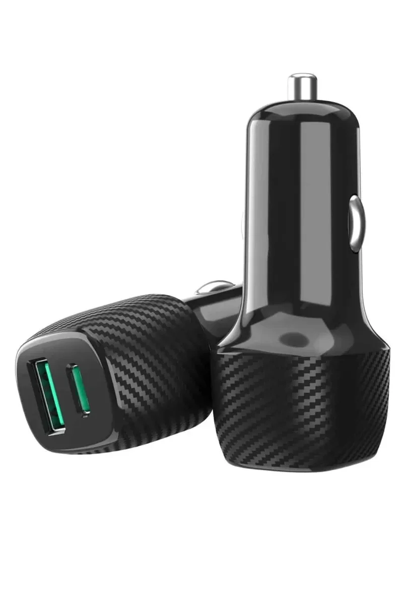 38W Hızlı Şarj Oto Çakmaklık Cihazı - Type-C & USB ile Çift Şarj Desteği