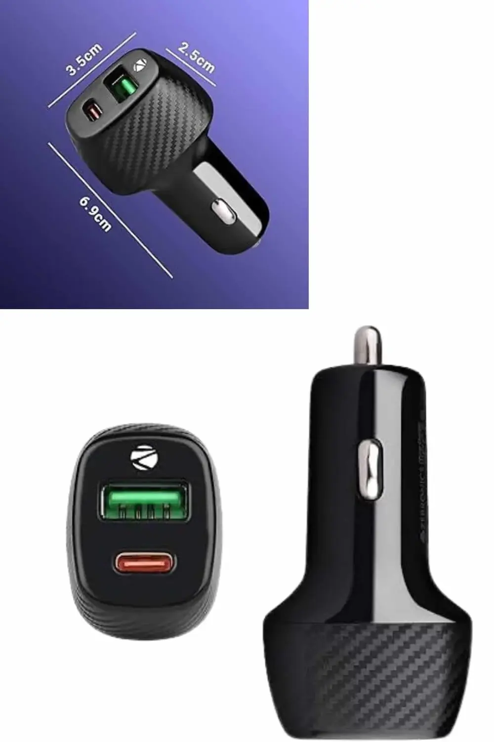 38W USB Type-C Girişli Oto Çakmaklık Araç İçi Hızlı Şarj Çakmaklı