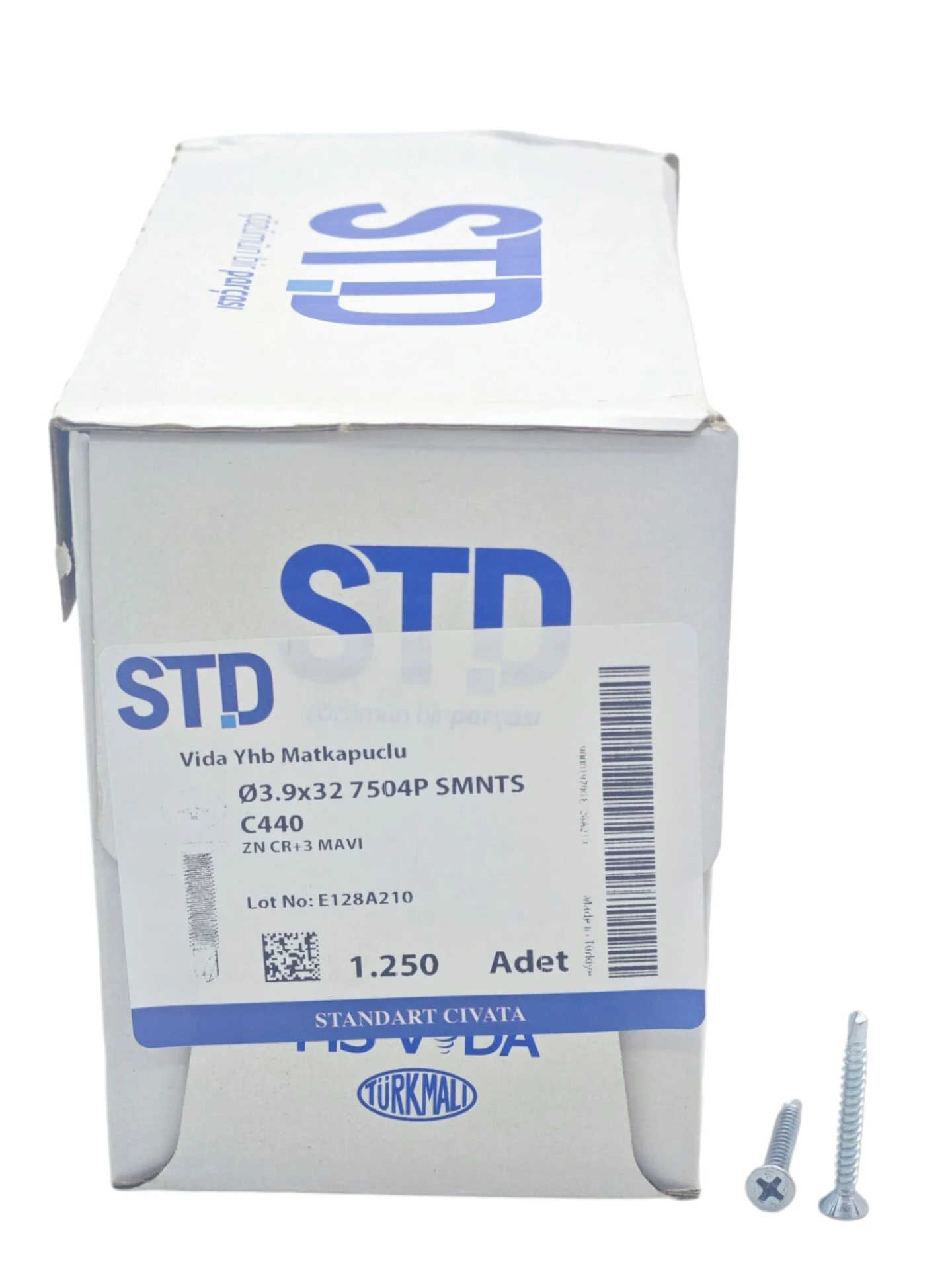 3932   STD 3.9*32mm Matkap Uçlu Vida 1250li
