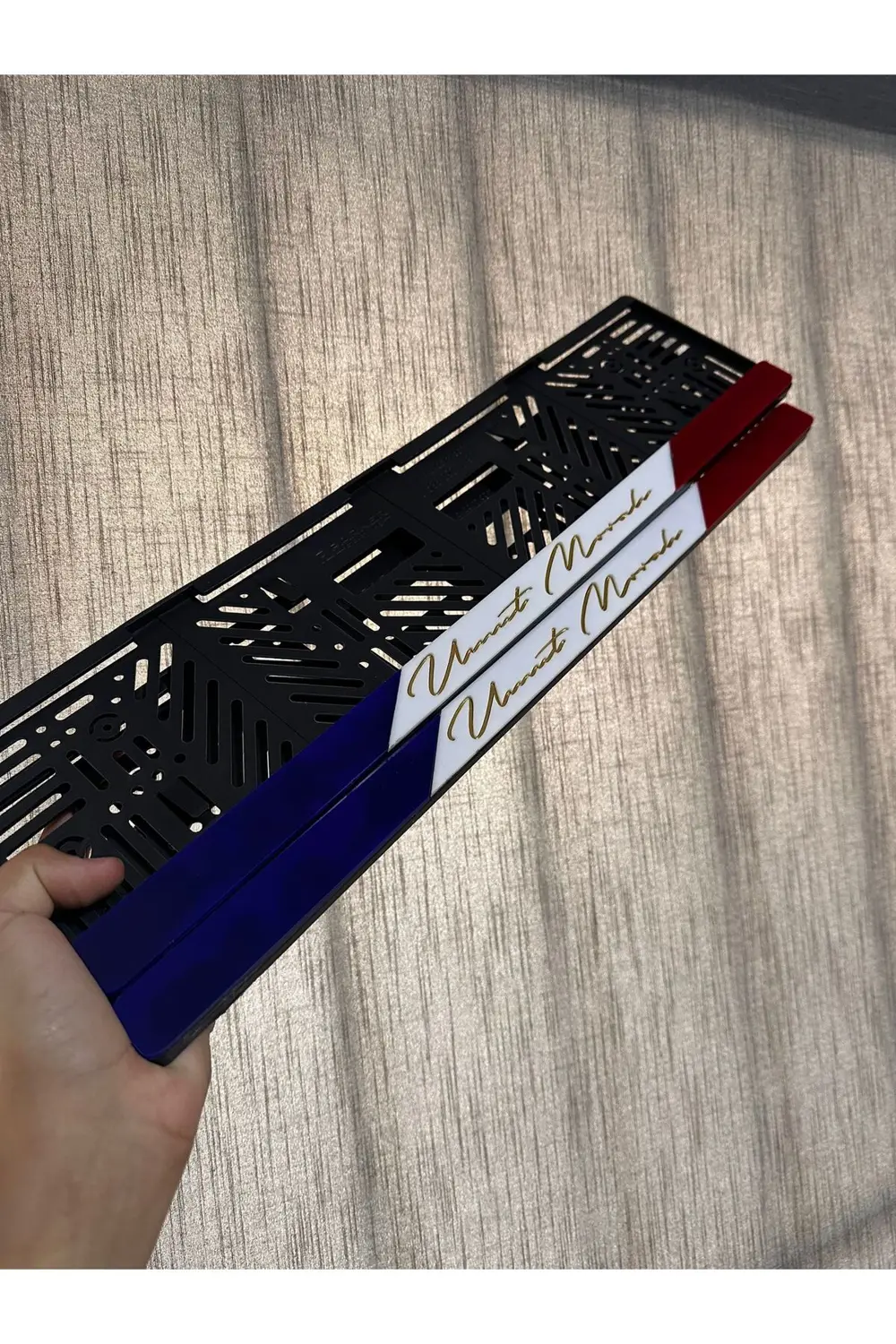 3D 3 RENK FRANSIZ PLEKSİ PLAKALIK 3D 3 RENK FRANSIZ PLEKSİ PLAKALIK