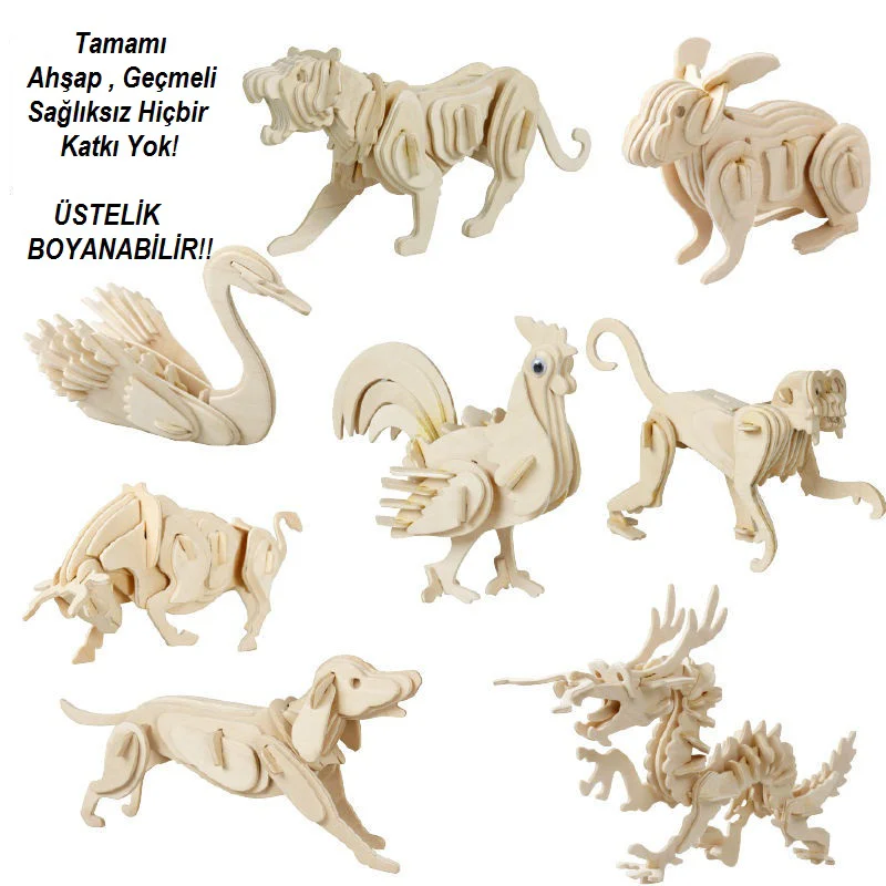 3D Ahşap Puzzle - Çocuk Odası 3D Ahşap Puzzle - Çocuk Odası