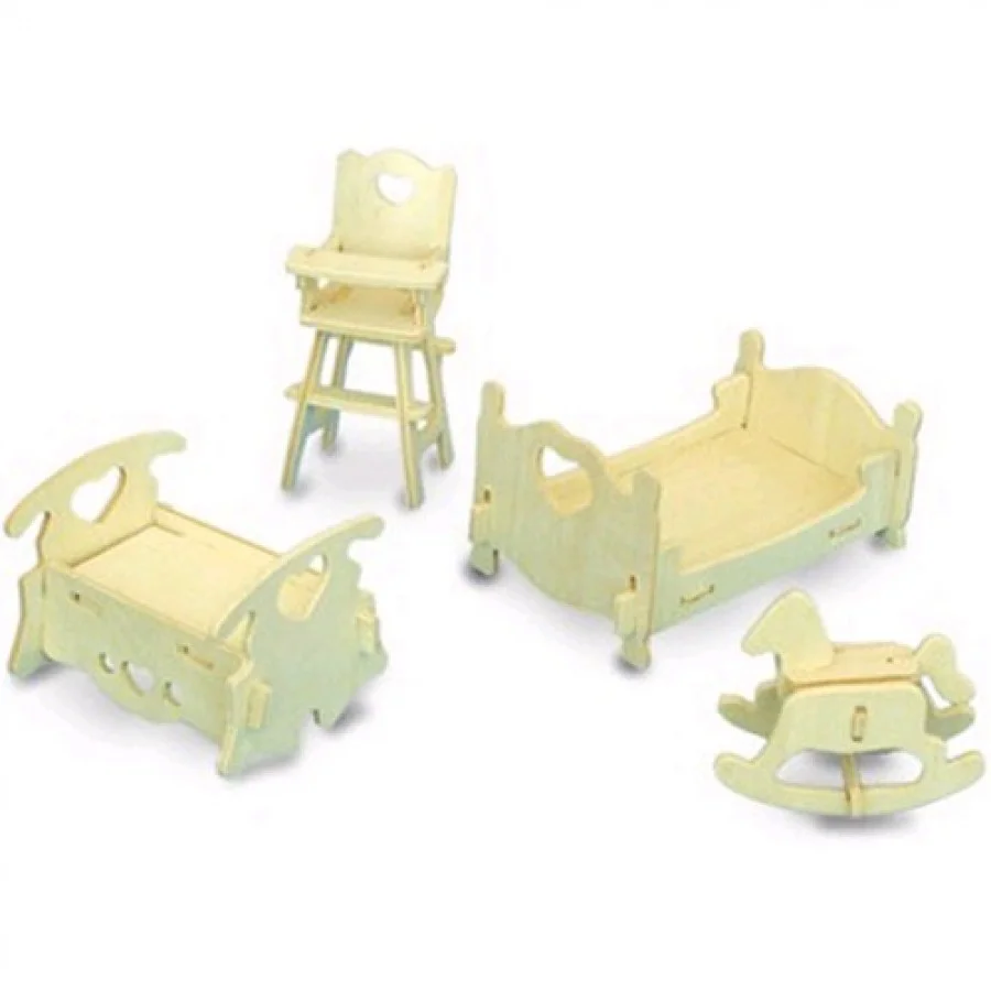 3D Ahşap Puzzle - Çocuk Odası 3D Ahşap Puzzle - Çocuk Odası