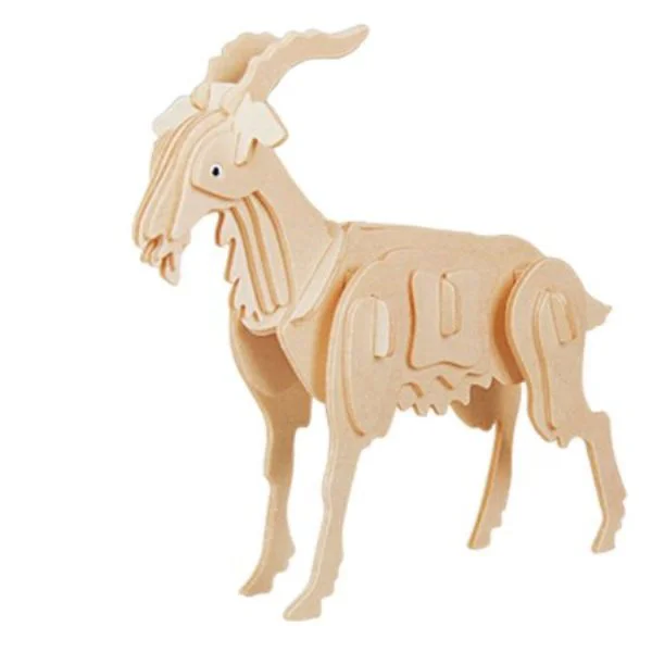 3D Ahşap Puzzle - Keçi 3D Ahşap Puzzle - Keçi