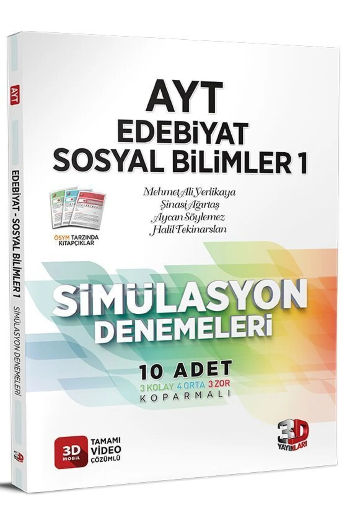 3D AYT Edebiyat Sosyal Bilgiler Deneme Fiyatı, Yorumları ve Özellikleri