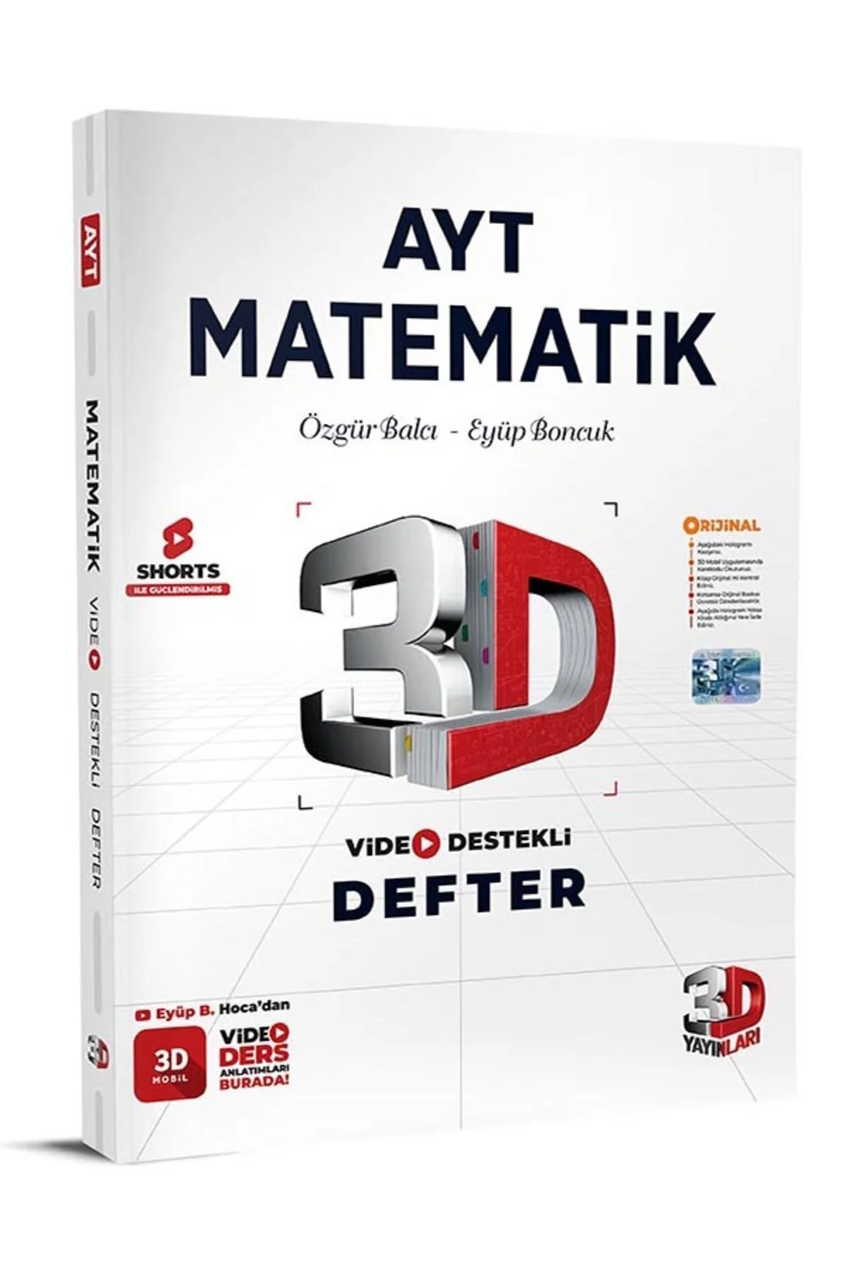 3D AYT Matematik Defter Video Destekli Fiyatı, Yorumları ve Özellikleri