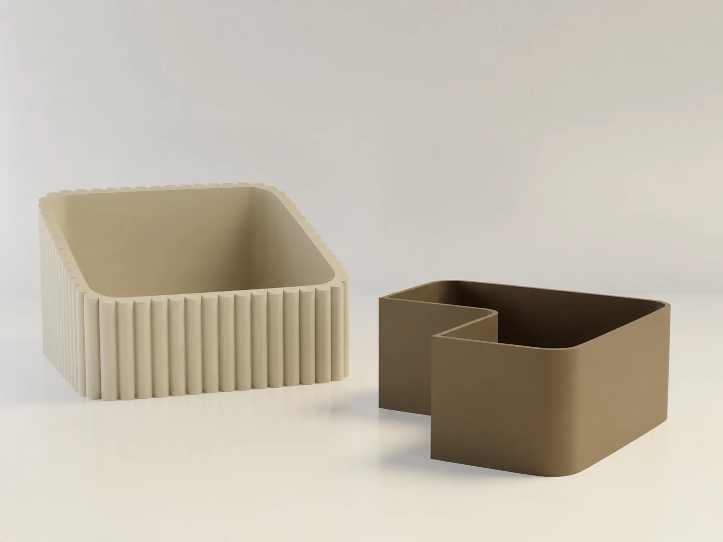 3D Baskı Fıstık Kasesi - Çift Hazneli Kabuk Ayırıcı Sunum Kasesi - Bej Kahverengi 3D Baskı Fıstık Kasesi - Çift Hazneli Kabuk Ayırıcı Sunum Kasesi - Bej Kahverengi