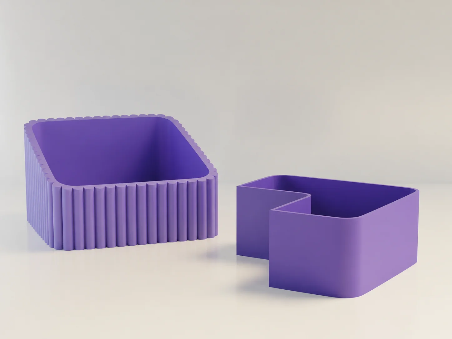 3D Baskı Fıstık Kasesi - Çift Hazneli Kabuk Ayırıcı Sunum Kasesi - Mor Mor 3D Baskı Fıstık Kasesi - Çift Hazneli Kabuk Ayırıcı Sunum Kasesi - Mor Mor