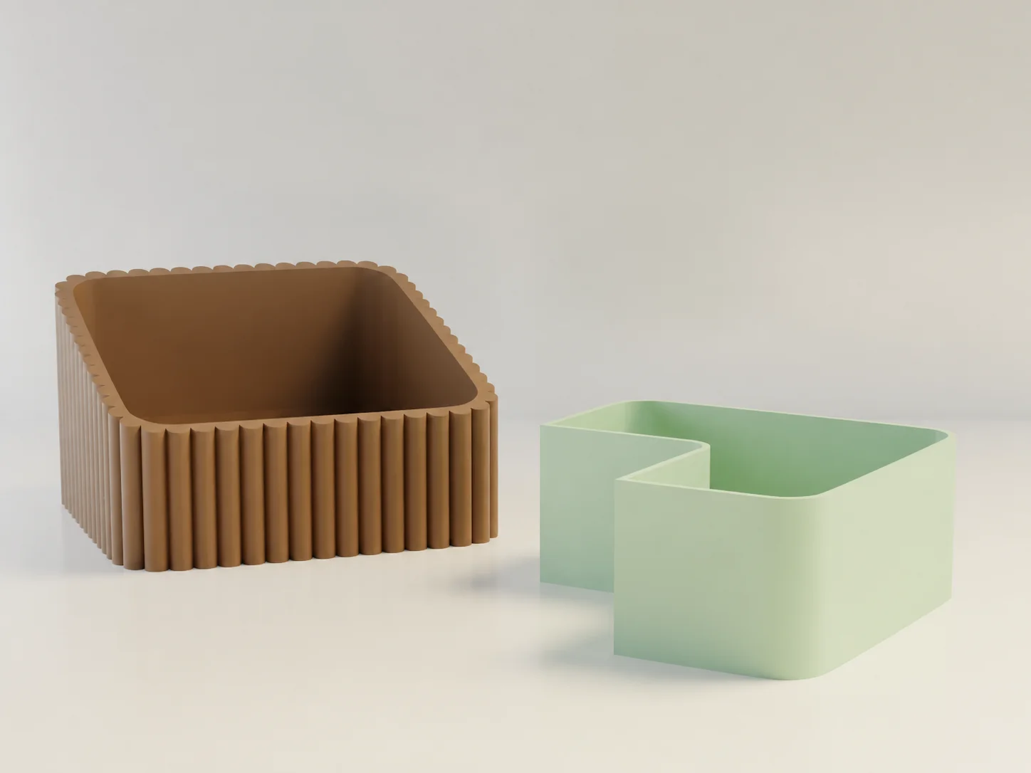 3D Baskı Fıstık Kasesi - Çift Hazneli Kabuk Ayırıcı Sunum Kasesi - Kahverengi Mint 3D Baskı Fıstık Kasesi - Çift Hazneli Kabuk Ayırıcı Sunum Kasesi - Kahverengi Mint