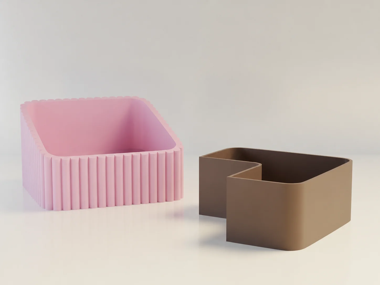 3D Baskı Fıstık Kasesi - Çift Hazneli Kabuk Ayırıcı Sunum Kasesi - Pembe Kahverengi 3D Baskı Fıstık Kasesi - Çift Hazneli Kabuk Ayırıcı Sunum Kasesi - Pembe Kahverengi