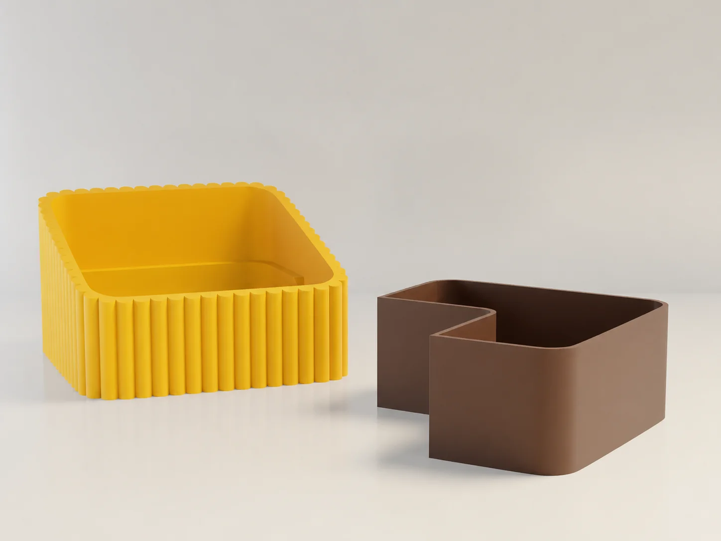 3D Baskı Fıstık Kasesi - Çift Hazneli Kabuk Ayırıcı Sunum Kasesi - Sarı Kahverengi 3D Baskı Fıstık Kasesi - Çift Hazneli Kabuk Ayırıcı Sunum Kasesi - Sarı Kahverengi