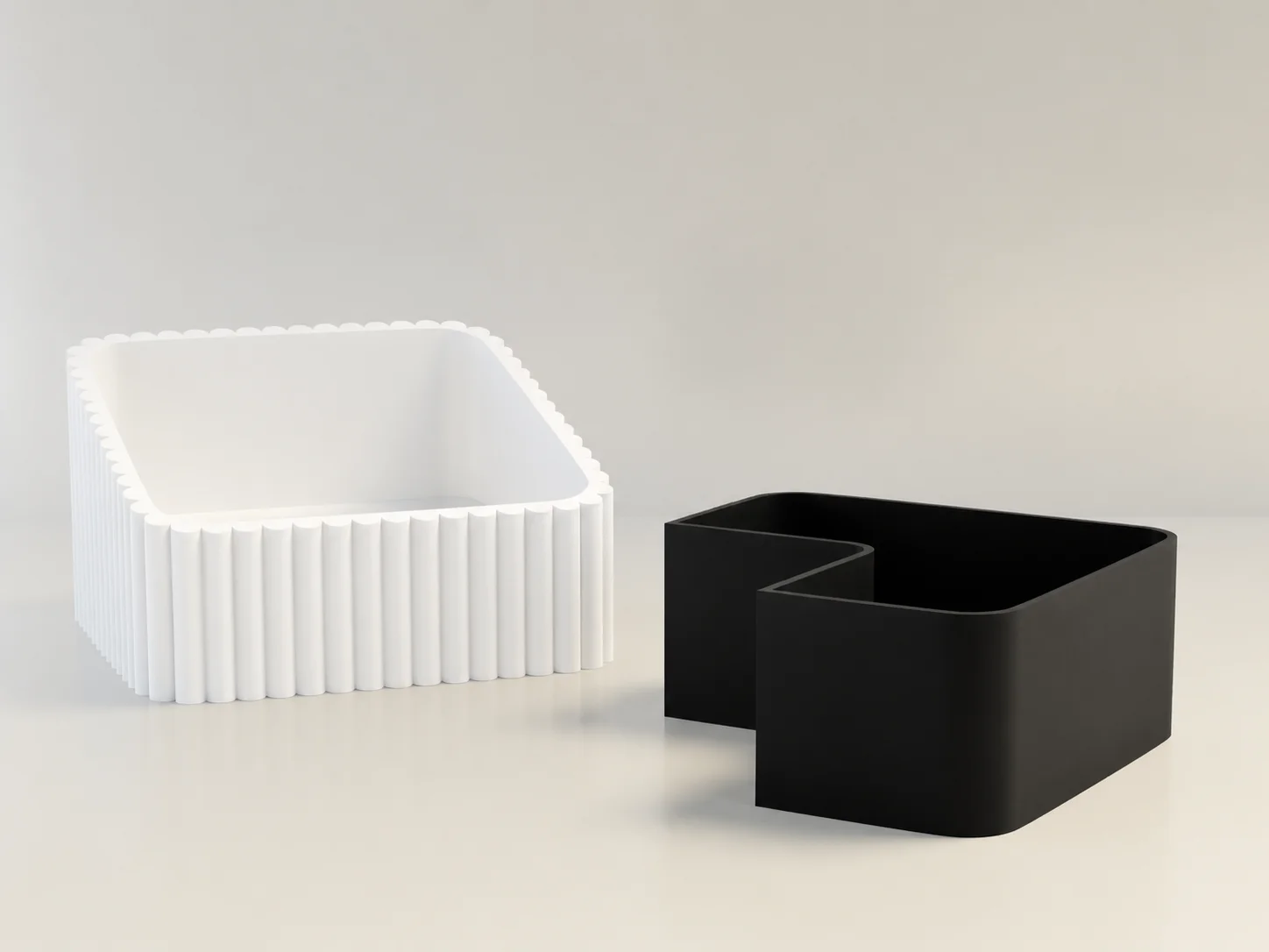 3D Baskı Fıstık Kasesi - Çift Hazneli Kabuk Ayırıcı Sunum Kasesi - Beyaz Siyah 3D Baskı Fıstık Kasesi - Çift Hazneli Kabuk Ayırıcı Sunum Kasesi - Beyaz Siyah