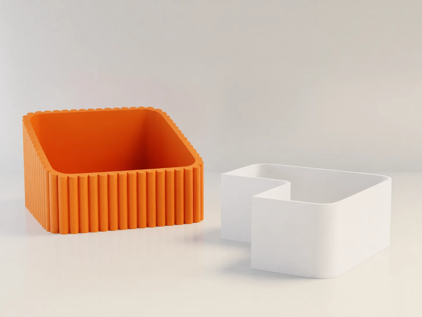3D Baskı Fıstık Kasesi - Çift Hazneli Kabuk Ayırıcı Sunum Kasesi - Turuncu Beyaz 3D Baskı Fıstık Kasesi - Çift Hazneli Kabuk Ayırıcı Sunum Kasesi - Turuncu Beyaz