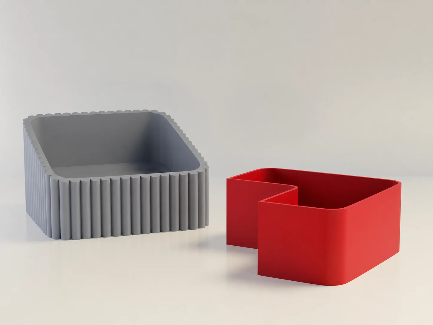 3D Baskı Fıstık Kasesi - Çift Hazneli Kabuk Ayırıcı Sunum Kasesi - Gri Kırmızı 3D Baskı Fıstık Kasesi - Çift Hazneli Kabuk Ayırıcı Sunum Kasesi - Gri Kırmızı