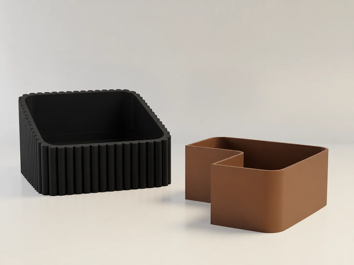 3D Baskı Fıstık Kasesi - Çift Hazneli Kabuk Ayırıcı Sunum Kasesi - Siyah Kahverengi 3D Baskı Fıstık Kasesi - Çift Hazneli Kabuk Ayırıcı Sunum Kasesi - Siyah Kahverengi