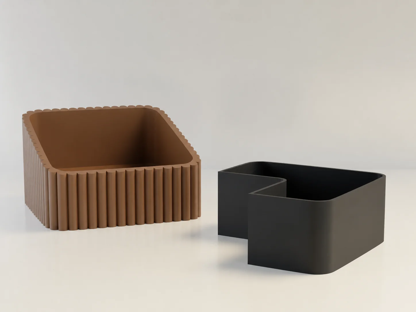 3D Baskı Fıstık Kasesi - Çift Hazneli Kabuk Ayırıcı Sunum Kasesi - Kahverengi Siyah 3D Baskı Fıstık Kasesi - Çift Hazneli Kabuk Ayırıcı Sunum Kasesi - Kahverengi Siyah