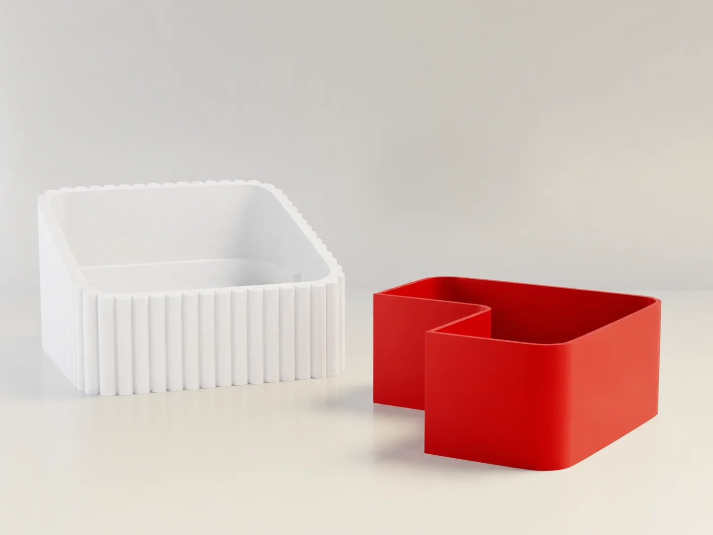 3D Baskı Fıstık Kasesi - Çift Hazneli Kabuk Ayırıcı Sunum Kasesi - Beyaz Kırmızı 3D Baskı Fıstık Kasesi - Çift Hazneli Kabuk Ayırıcı Sunum Kasesi - Beyaz Kırmızı