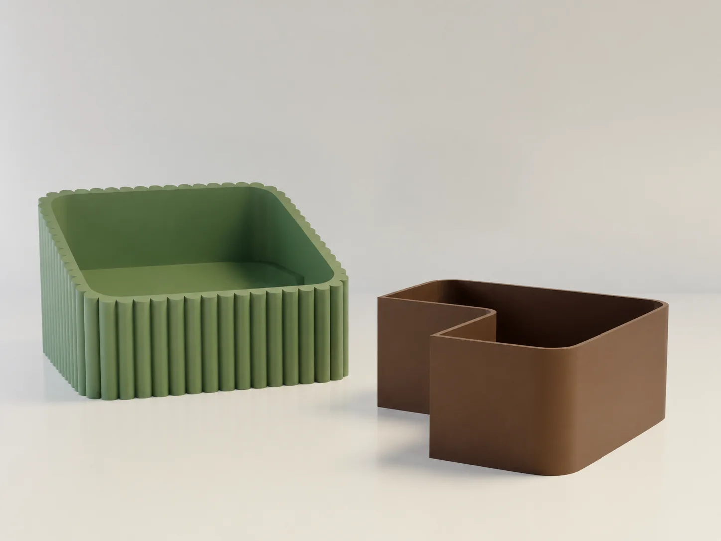 3D Baskı Fıstık Kasesi - Çift Hazneli Kabuk Ayırıcı Sunum Kasesi - Yeşil Kahverengi 3D Baskı Fıstık Kasesi - Çift Hazneli Kabuk Ayırıcı Sunum Kasesi - Yeşil Kahverengi