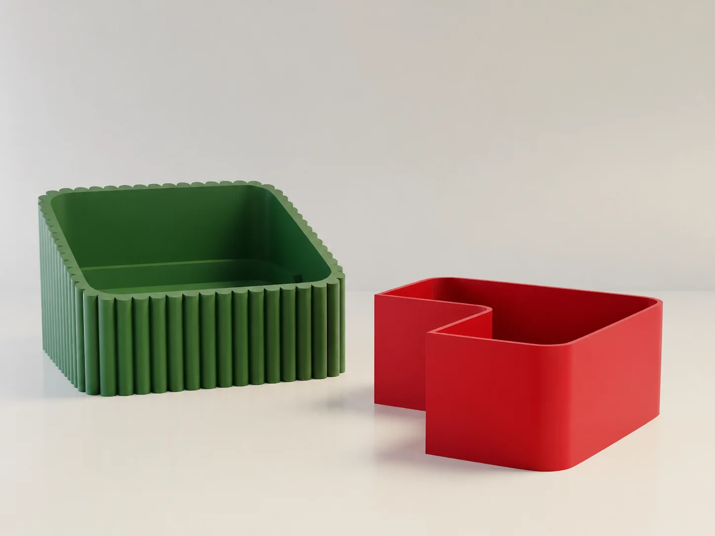 3D Baskı Fıstık Kasesi - Çift Hazneli Kabuk Ayırıcı Sunum Kasesi - Yeşil Kırmızı 3D Baskı Fıstık Kasesi - Çift Hazneli Kabuk Ayırıcı Sunum Kasesi - Yeşil Kırmızı