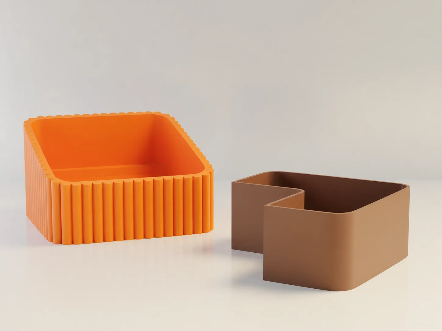 3D Baskı Fıstık Kasesi - Çift Hazneli Kabuk Ayırıcı Sunum Kasesi - Turuncu Kahverengi 3D Baskı Fıstık Kasesi - Çift Hazneli Kabuk Ayırıcı Sunum Kasesi - Turuncu Kahverengi