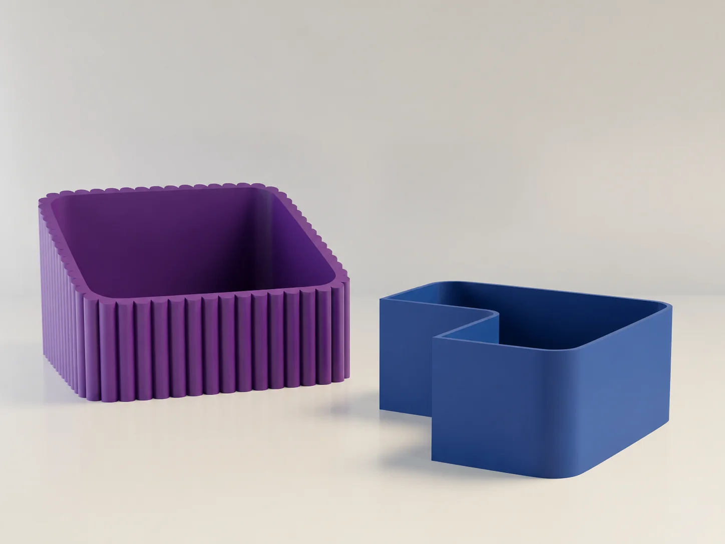 3D Baskı Fıstık Kasesi - Çift Hazneli Kabuk Ayırıcı Sunum Kasesi - Mor Mavi 3D Baskı Fıstık Kasesi - Çift Hazneli Kabuk Ayırıcı Sunum Kasesi - Mor Mavi