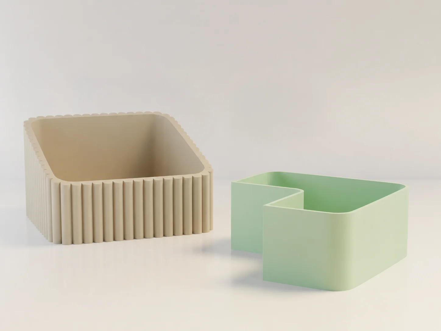 3D Baskı Fıstık Kasesi - Çift Hazneli Kabuk Ayırıcı Sunum Kasesi - Bej Mint 3D Baskı Fıstık Kasesi - Çift Hazneli Kabuk Ayırıcı Sunum Kasesi - Bej Mint