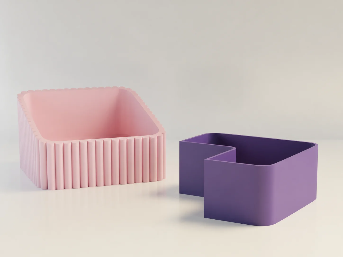 3D Baskı Fıstık Kasesi - Çift Hazneli Kabuk Ayırıcı Sunum Kasesi - Pembe Mor 3D Baskı Fıstık Kasesi - Çift Hazneli Kabuk Ayırıcı Sunum Kasesi - Pembe Mor