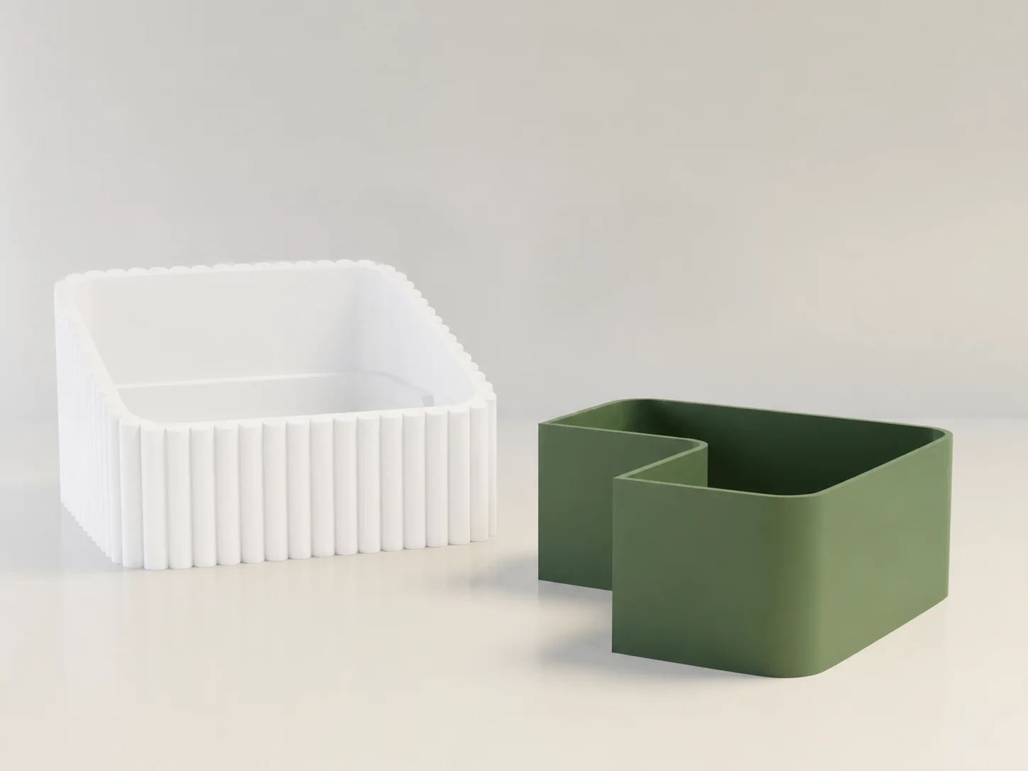 3D Baskı Fıstık Kasesi - Çift Hazneli Kabuk Ayırıcı Sunum Kasesi - Beyaz Yeşil 3D Baskı Fıstık Kasesi - Çift Hazneli Kabuk Ayırıcı Sunum Kasesi - Beyaz Yeşil