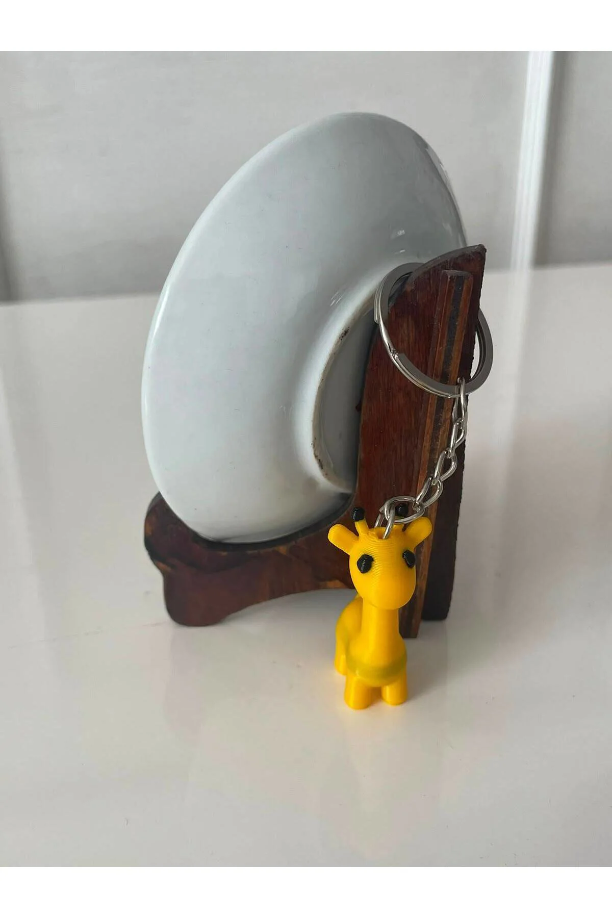 3D Baskı Sevimli Zürafa Anahtarlık | Mini Figür Anahtarlık | Sarı 3D Baskı Sevimli Zürafa Anahtarlık | Mini Figür Anahtarlık | Sarı