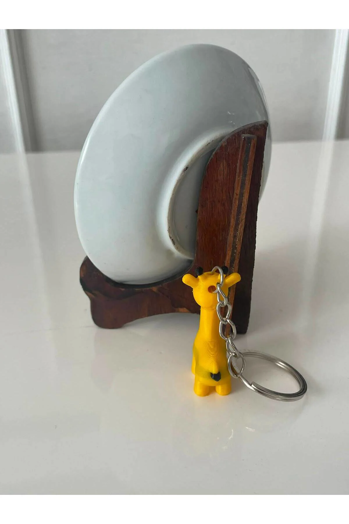 3D Baskı Sevimli Zürafa Anahtarlık | Mini Figür Anahtarlık | Sarı 3D Baskı Sevimli Zürafa Anahtarlık | Mini Figür Anahtarlık | Sarı