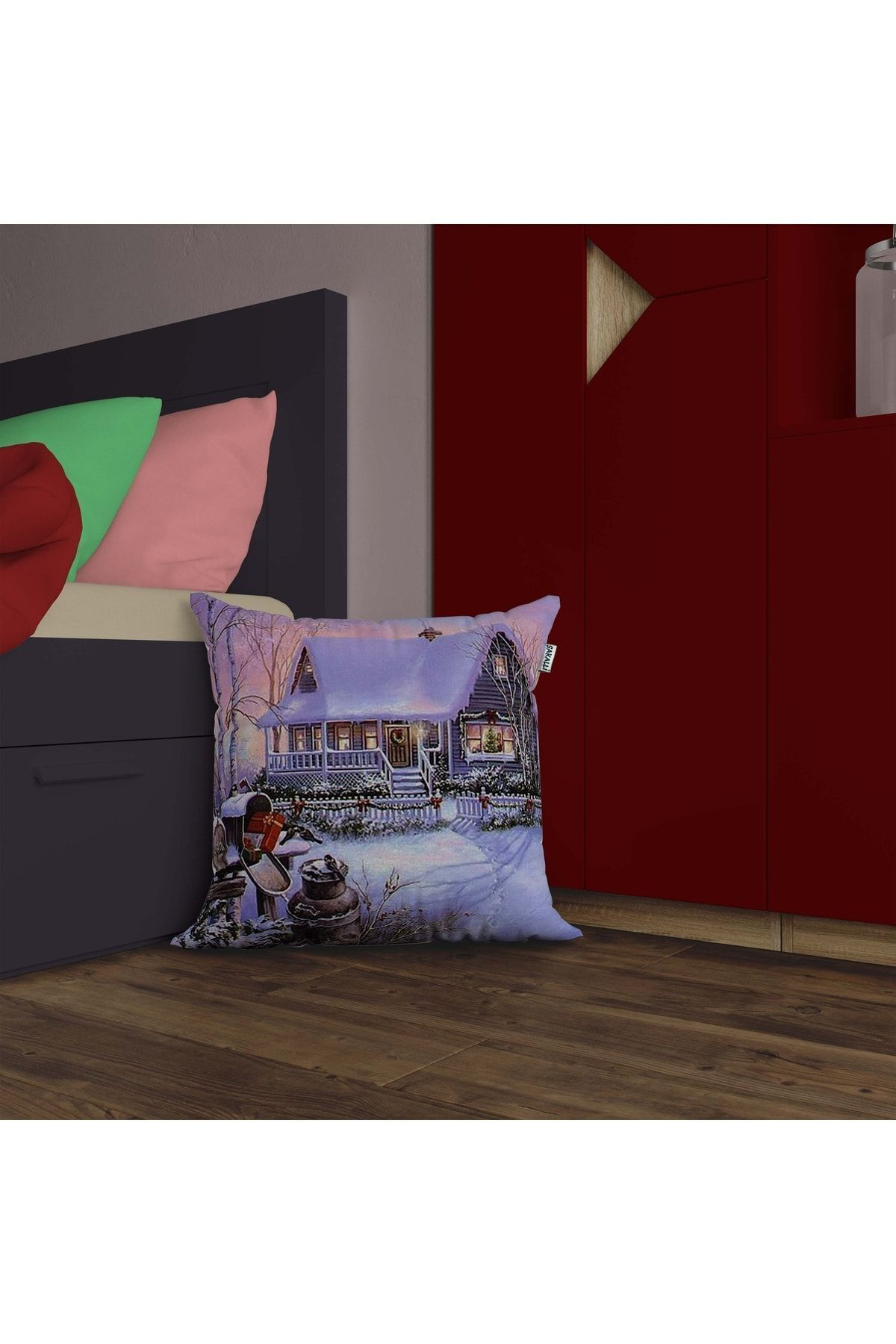 3d Baskılı Dekoratif Kırlent Kılıfı