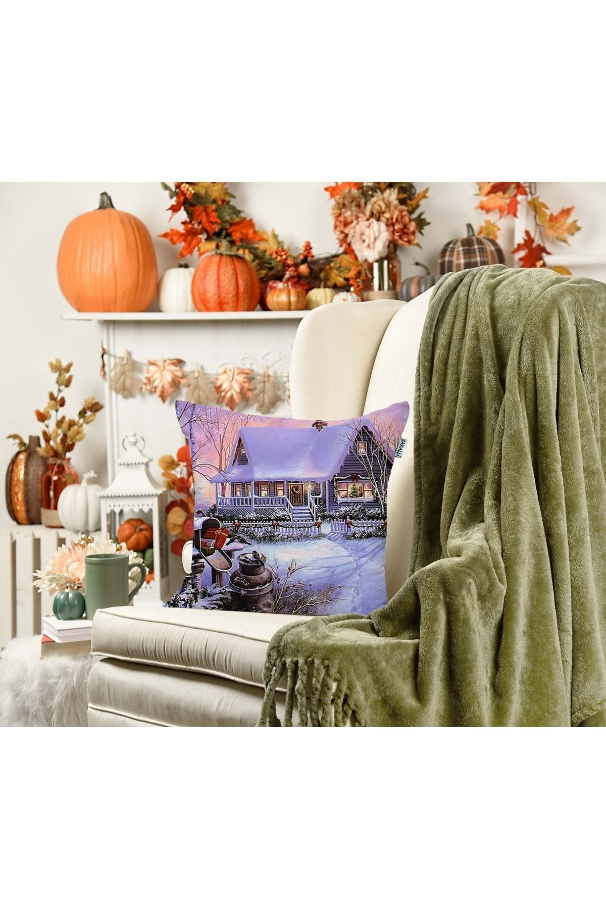 3d Baskılı Dekoratif Kırlent Kılıfı