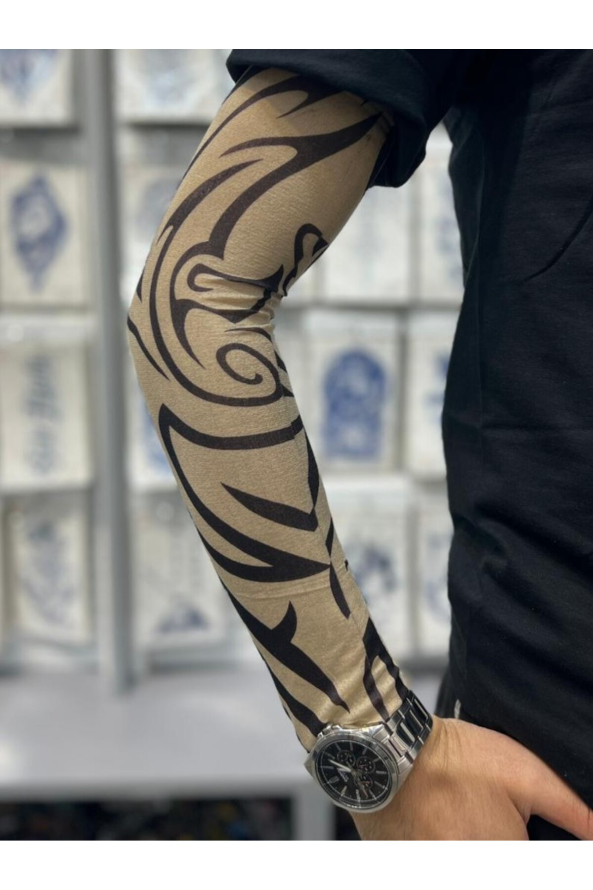 Arescollection 3D Baskılı Giyilebilir Likralı Yıkanabilir Kol Ve Bacak Dövmesi 1