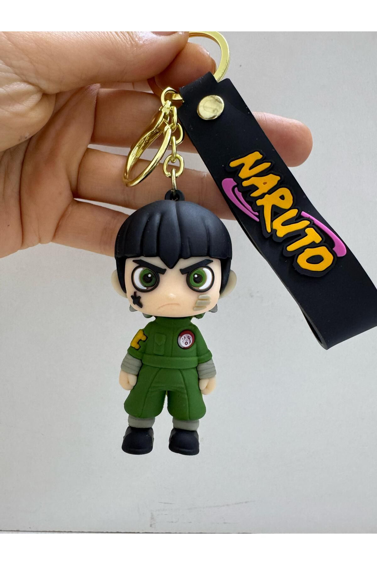 Arestokaaksesuar 3D Büyük Boy Lux Naruto Silikon Anahtarlik Çanta Süsü