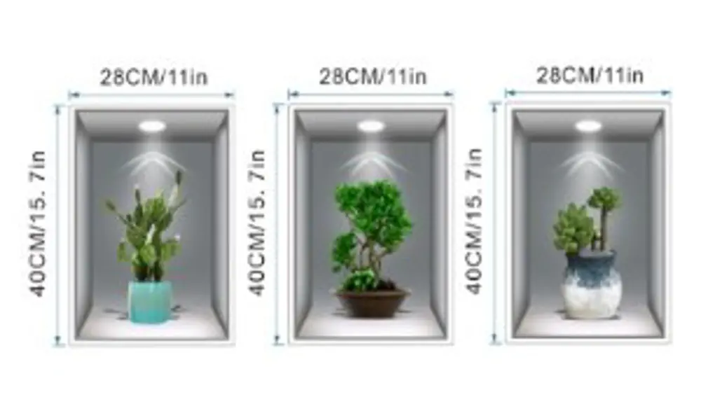 3D Çiçek Vazo Duvar Sticker 3 lü Set GRİ Fon 3D Çiçek Vazo Duvar Sticker 3 lü Set GRİ Fon
