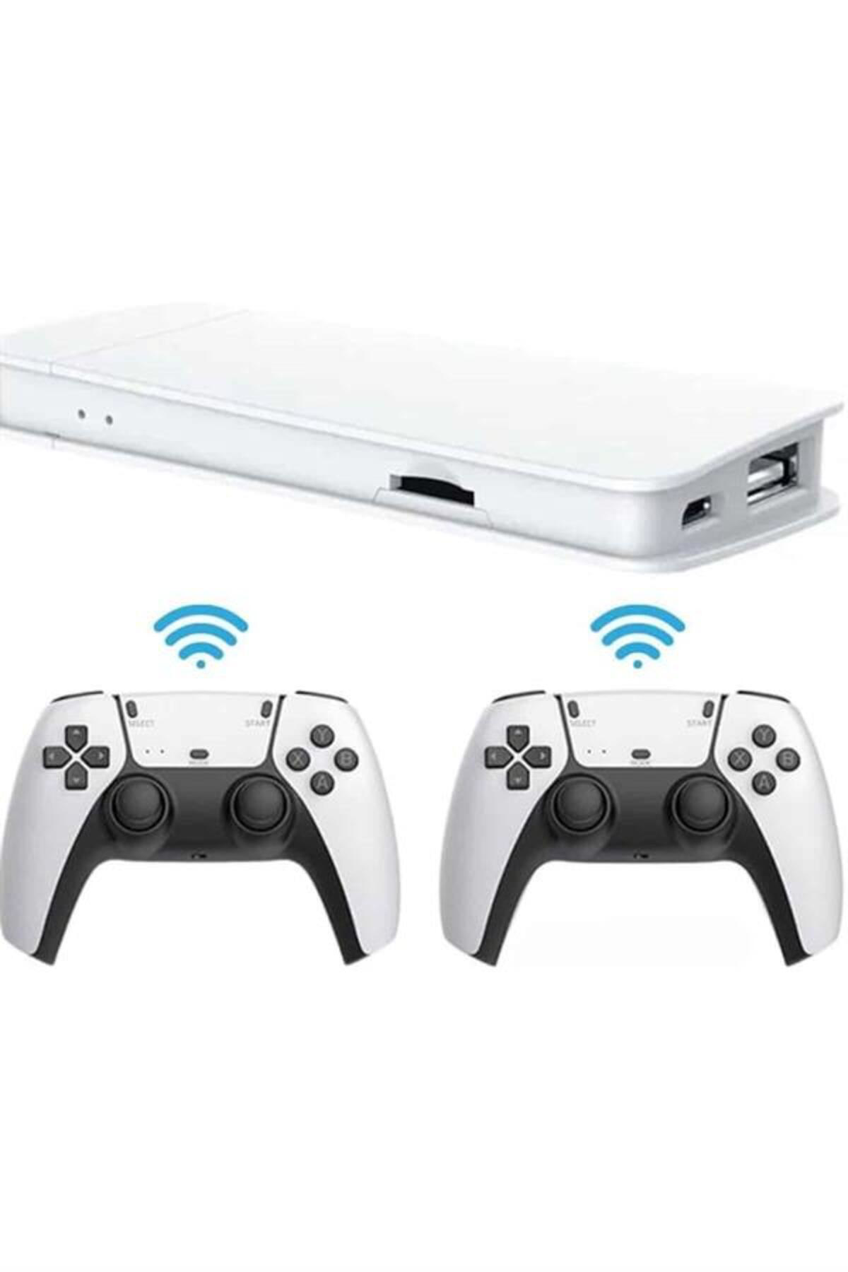 3D Çift Oyun Kollu 4K HD Ekran Nostaljik 20.000 Oyunlu Beyaz Game