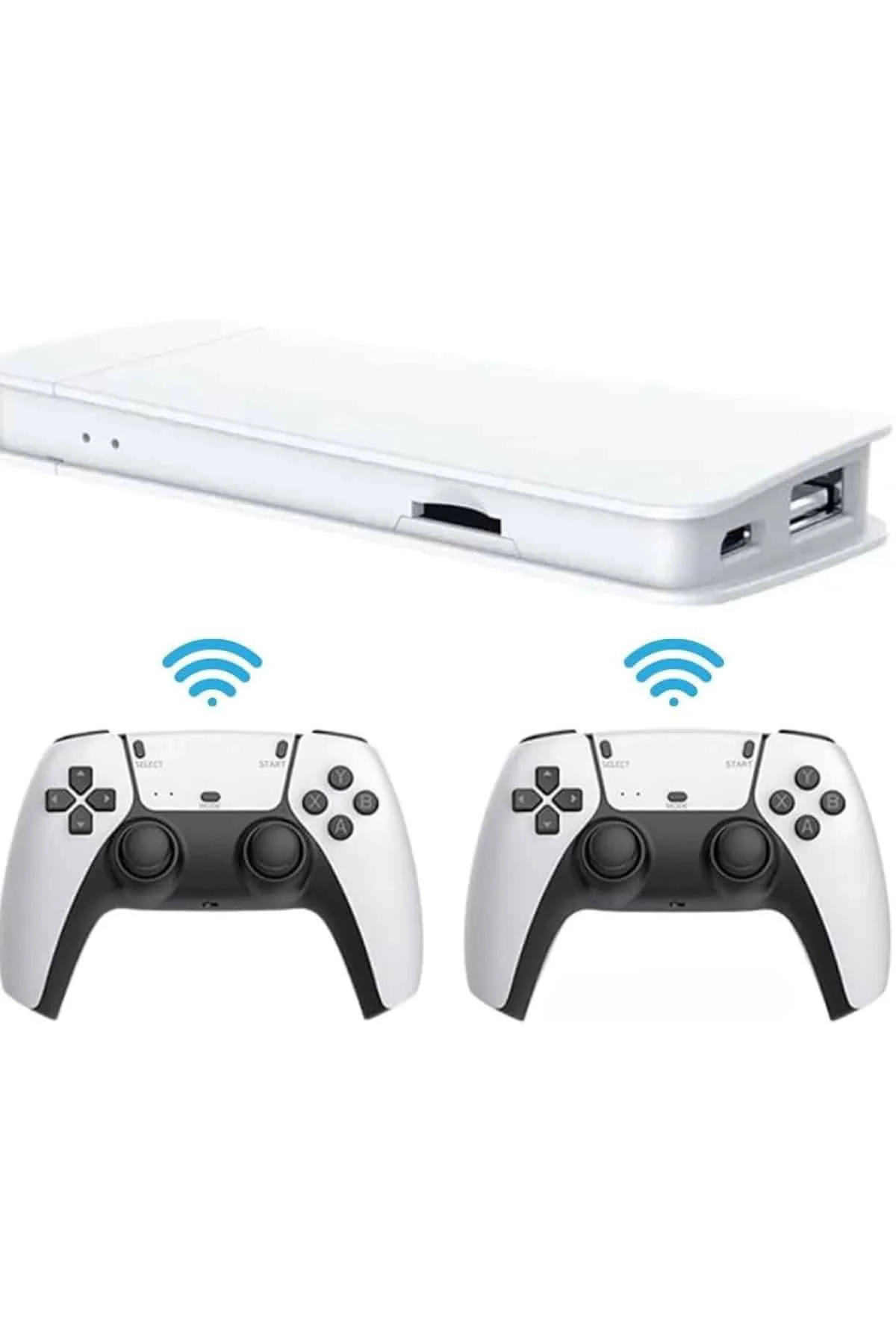 3D Çift Oyun Kollu 4K HD Ekran Nostaljik 20.000 Oyunlu Beyaz Game